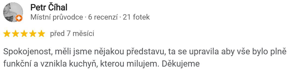 Recenze zákazníka